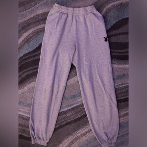 Grey playboy sweatpants